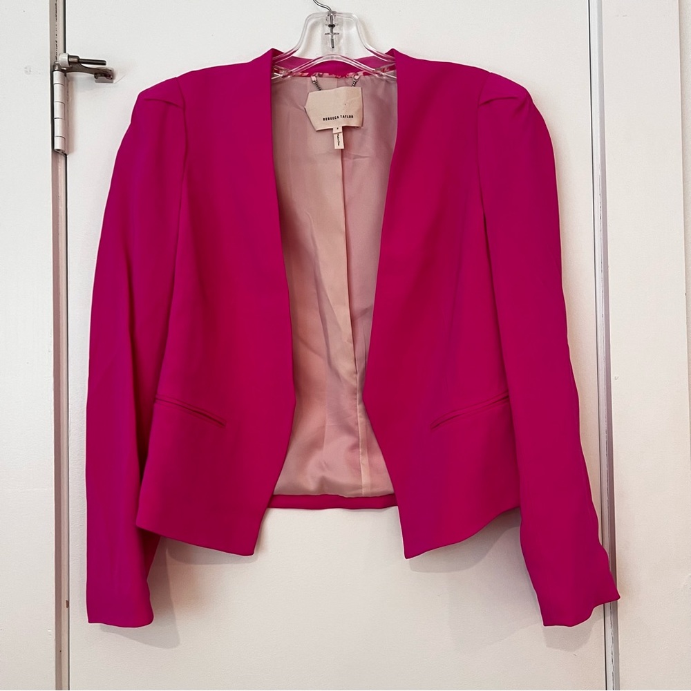 Rebecca Taylor Hot Pink Blazer